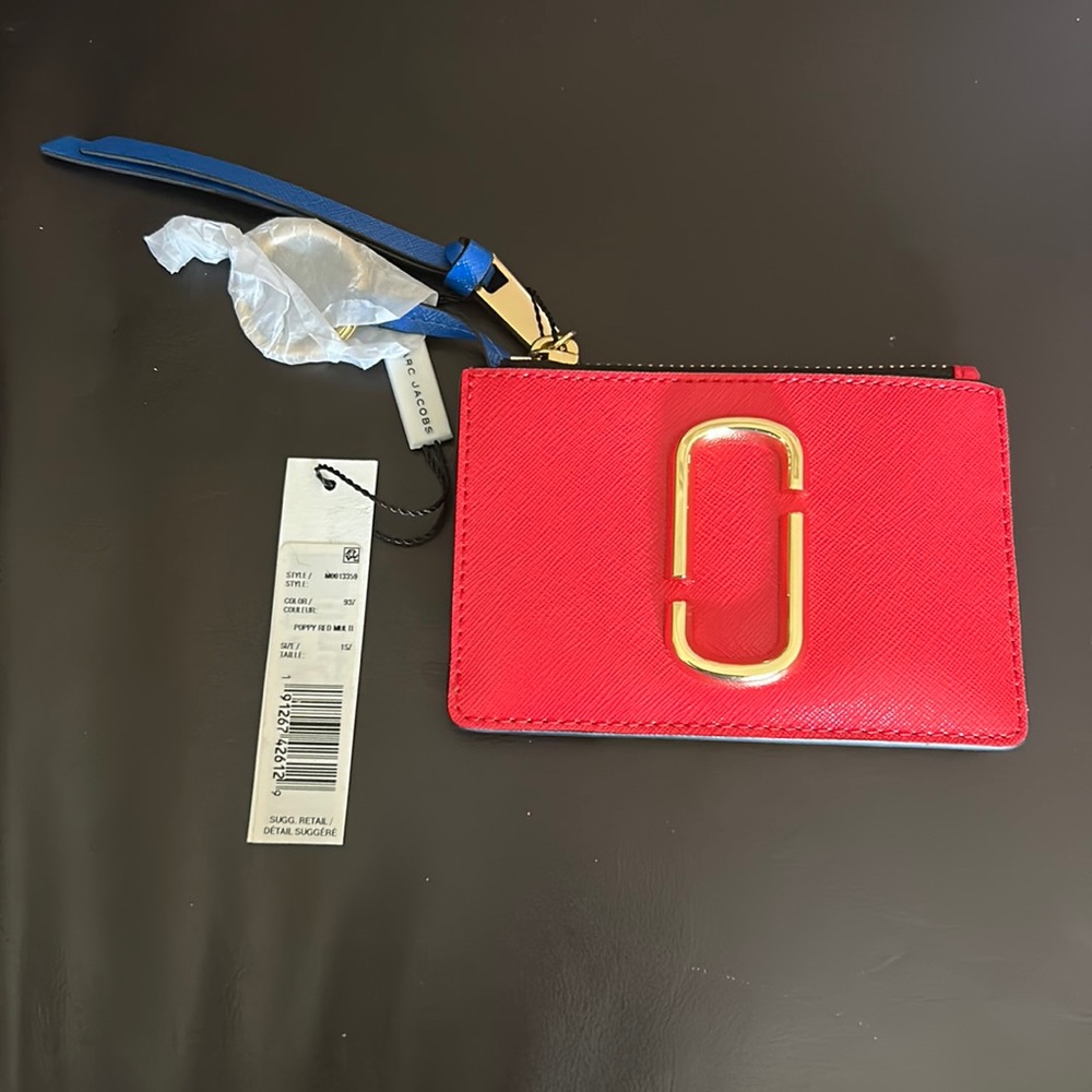 Marc Jacobs Leather Logo Card Case